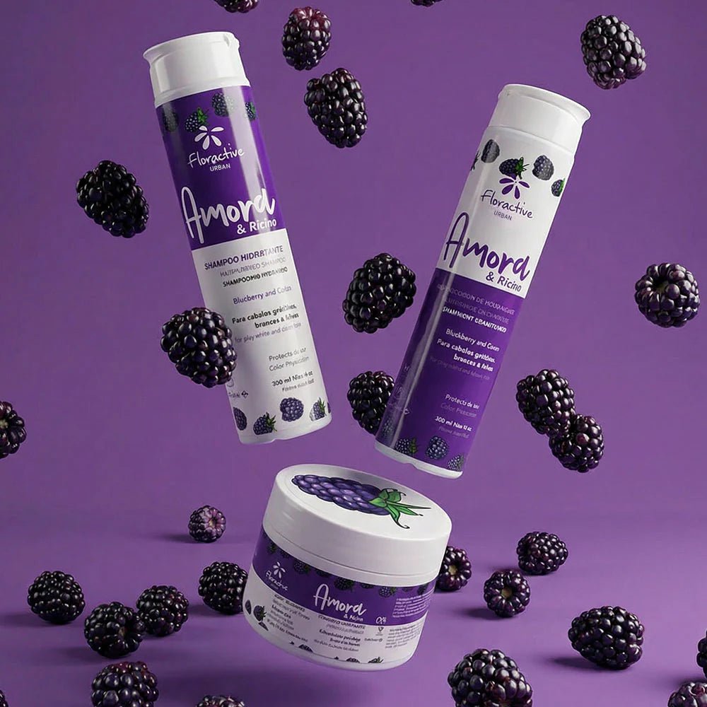 Floractive Blackberry & Castor Moisturising Shampoo 1L - Shelley and Co