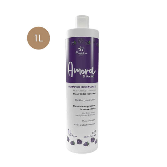 Floractive Blackberry & Castor Moisturising Shampoo 1L - Shelley and Co