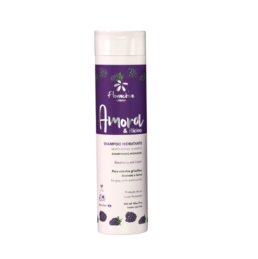 Floractive Blackberry & Castor Moisturising Shampoo 300ml - shelley and co