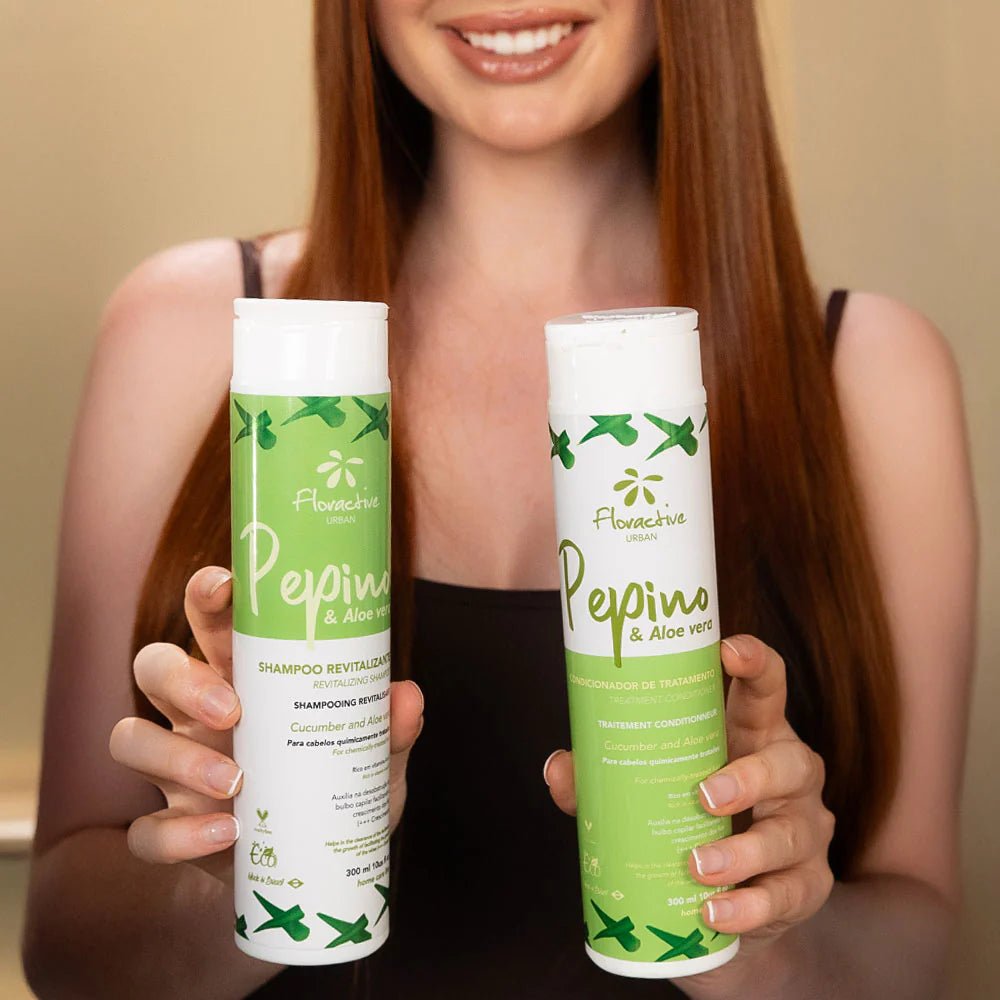 Floractive Cucumber & Aloe Vera Revitalising Shampoo 1L - Shelley and Co