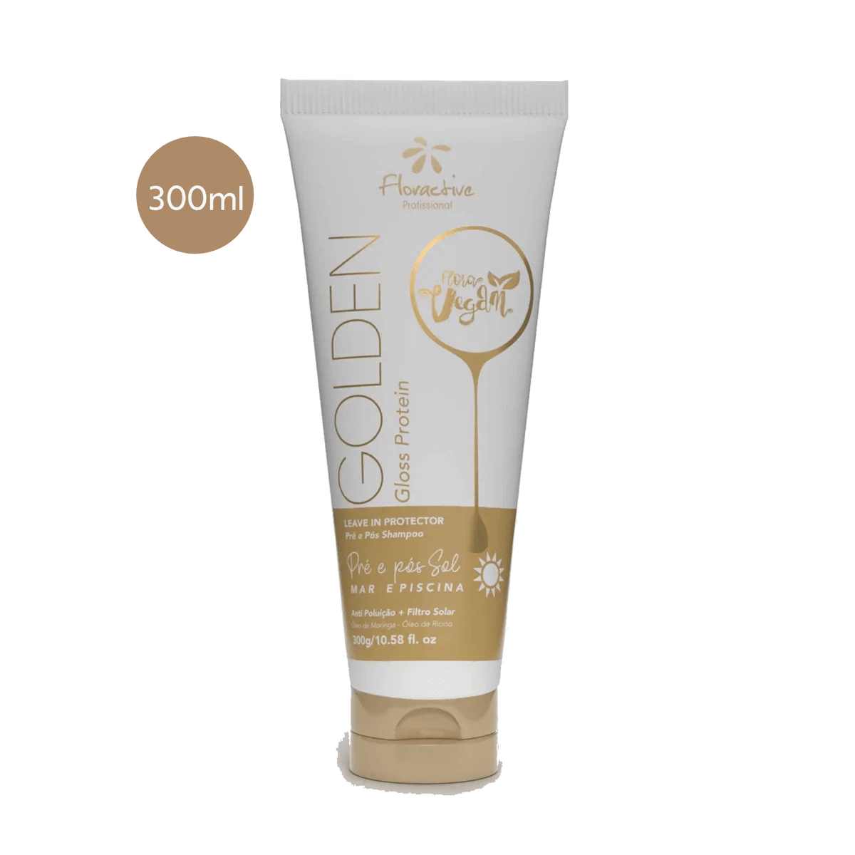 Floractive Golden Gloss Protein Leave - in Treatment 300ml - Shelley and Co