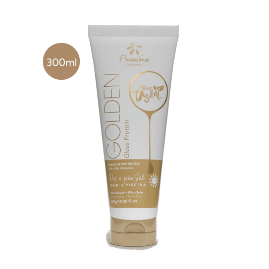 Floractive Golden Gloss Protein Leave - in Treatment 300ml - Shelley and Co