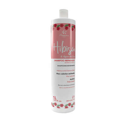 Floractive Hibiscus & Coconut Water Repair for Curly Hair Shampoo 1L - Shelley and Co
