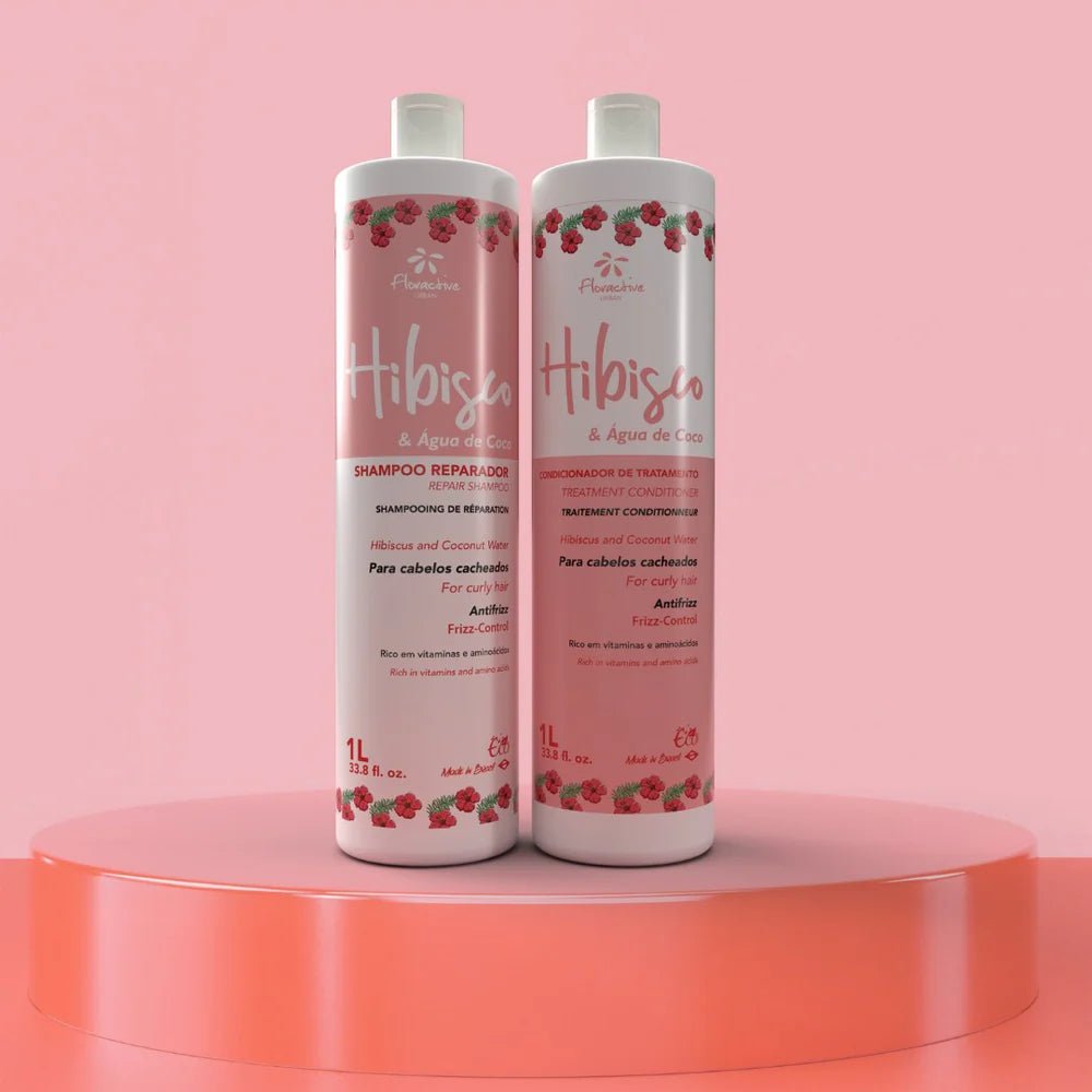 Floractive Hibiscus & Coconut Water Repair for Curly Hair Shampoo 1L - Shelley and Co