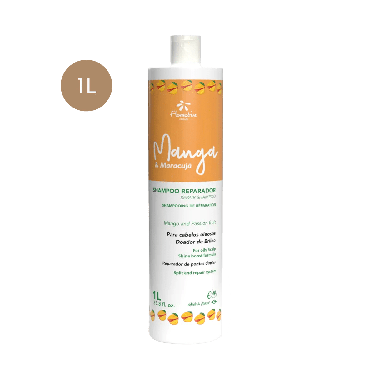 Floractive Mango & Passion Fruit Repair Shampoo 1L - Shelley and Co