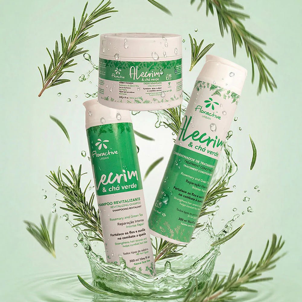 Floractive Rosemary & Green Tea Revitalising Shampoo 1L - Shelley and Co