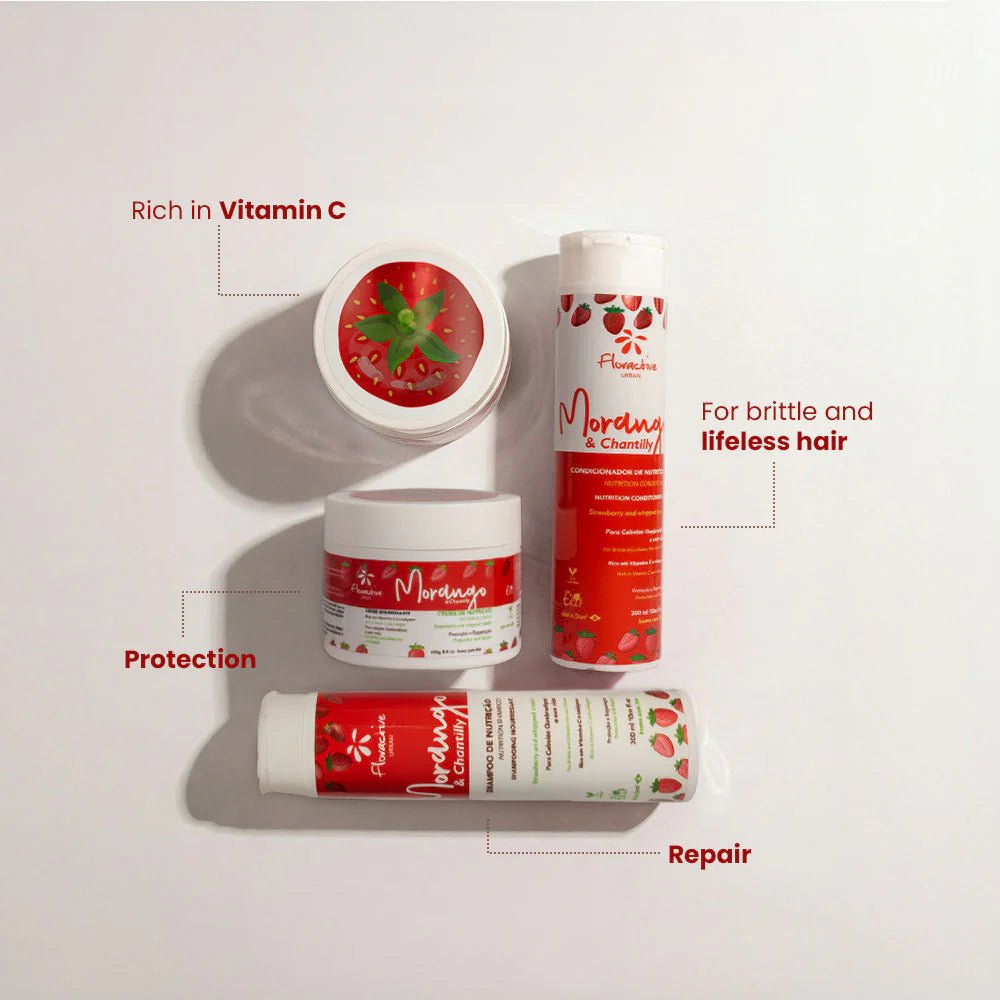 Floractive Strawberry & Whipped Cream Nutrition Conditioner 1L - Shelley and Co