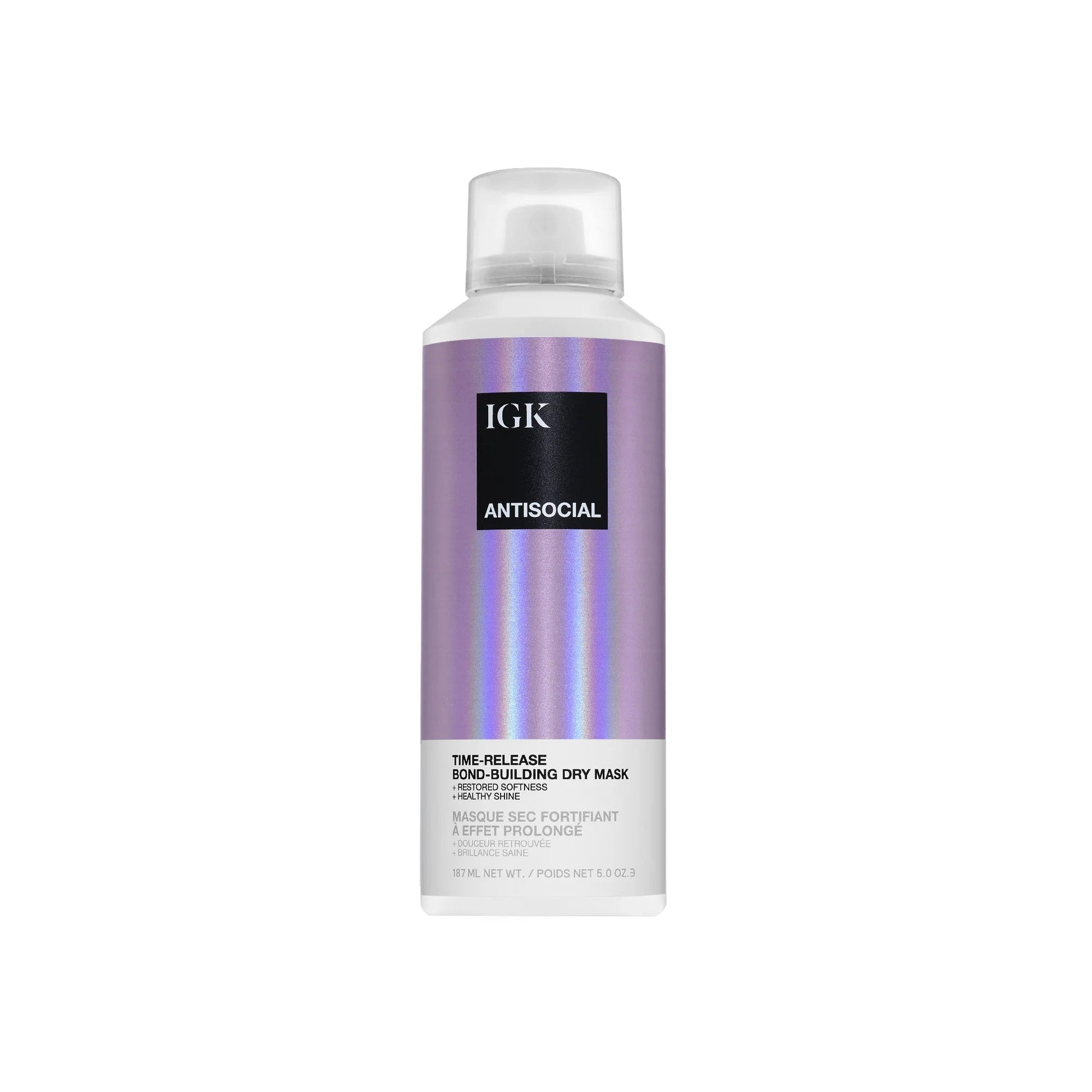 IGK Antisocial Overnight Bond - Building Dry Hair Mask 187ml - shelley and co