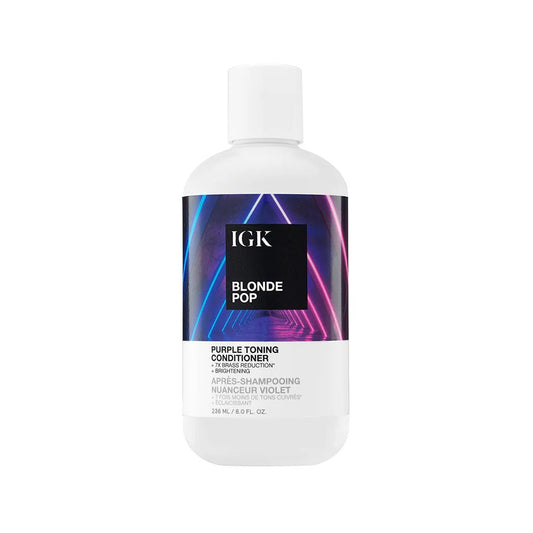 IGK Blonde Pop Purple Toning Conditioner 236ml - shelley and co