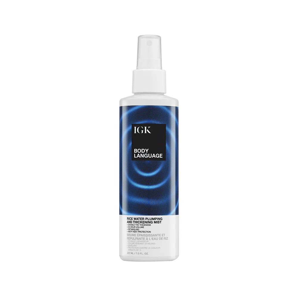 IGK Body Language Rice Water Plumping and Thickening Mist 207ml - shelley and co