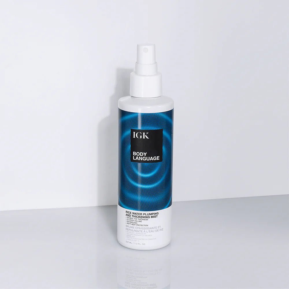 IGK Body Language Rice Water Plumping and Thickening Mist 207ml - shelley and co