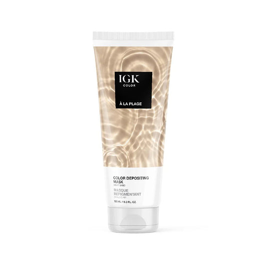 IGK Color Depositing Mask A La Plage - Light Sand 180ml - shelley and co