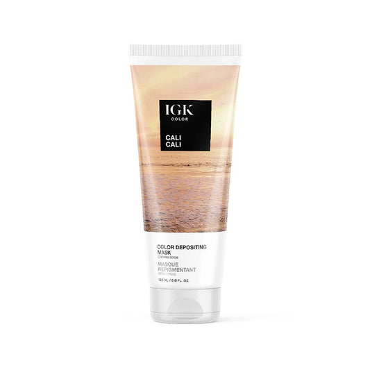 IGK Color Depositing Mask Cali Cali - Creamy Beige 180ml - shelley and co