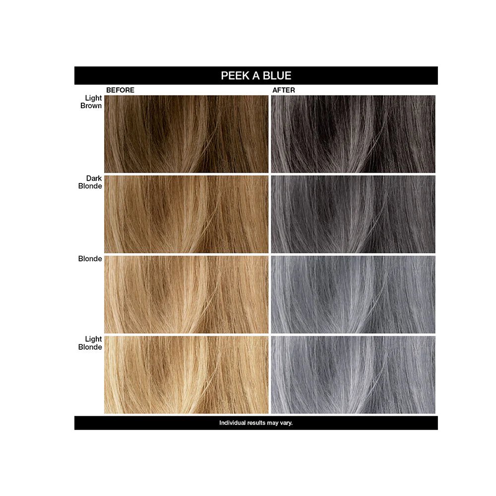IGK Color Depositing Mask Peek - A - Blue - Steely Blue Gray 180ml - shelley and co