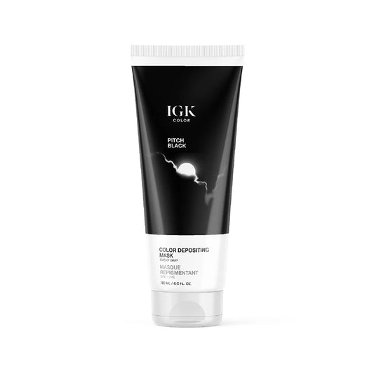 IGK Color Depositing Mask Pitch Black - Smoky Gray 180ml - shelley and co
