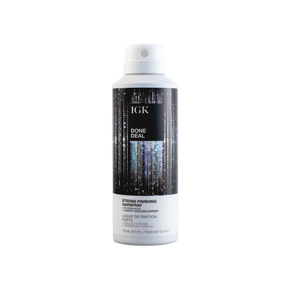 IGK Done Deal Strong Finishing Hairspray 170ml - Shelley and Co