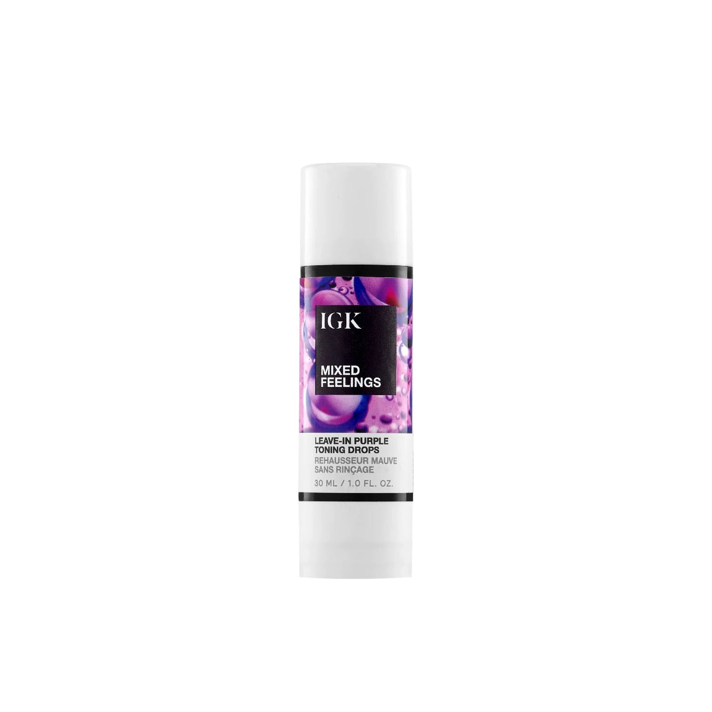 IGK Mixed Feelings Leave - in Purple Toning Drops 30ml - shelley and co