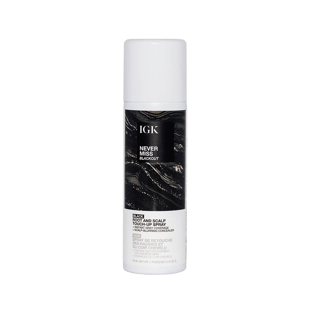 IGK Never Miss Root and Scalp Touch - Up Spray - Blackout 79ml - Shelley and Co