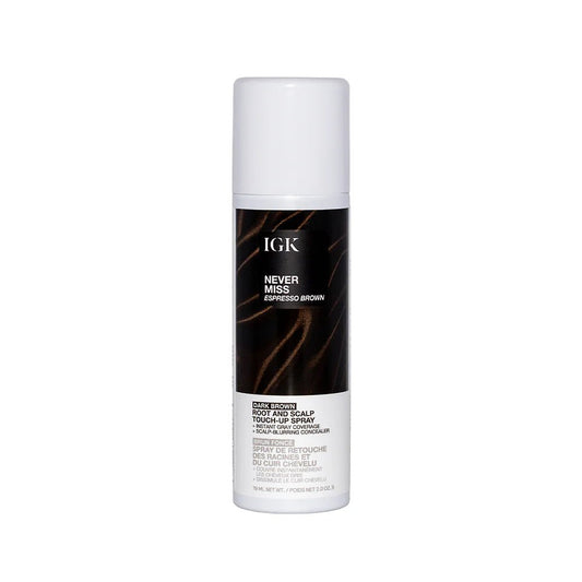 IGK Never Miss Root and Scalp Touch - Up Spray - Espresso Brown 79ml - Shelley and Co