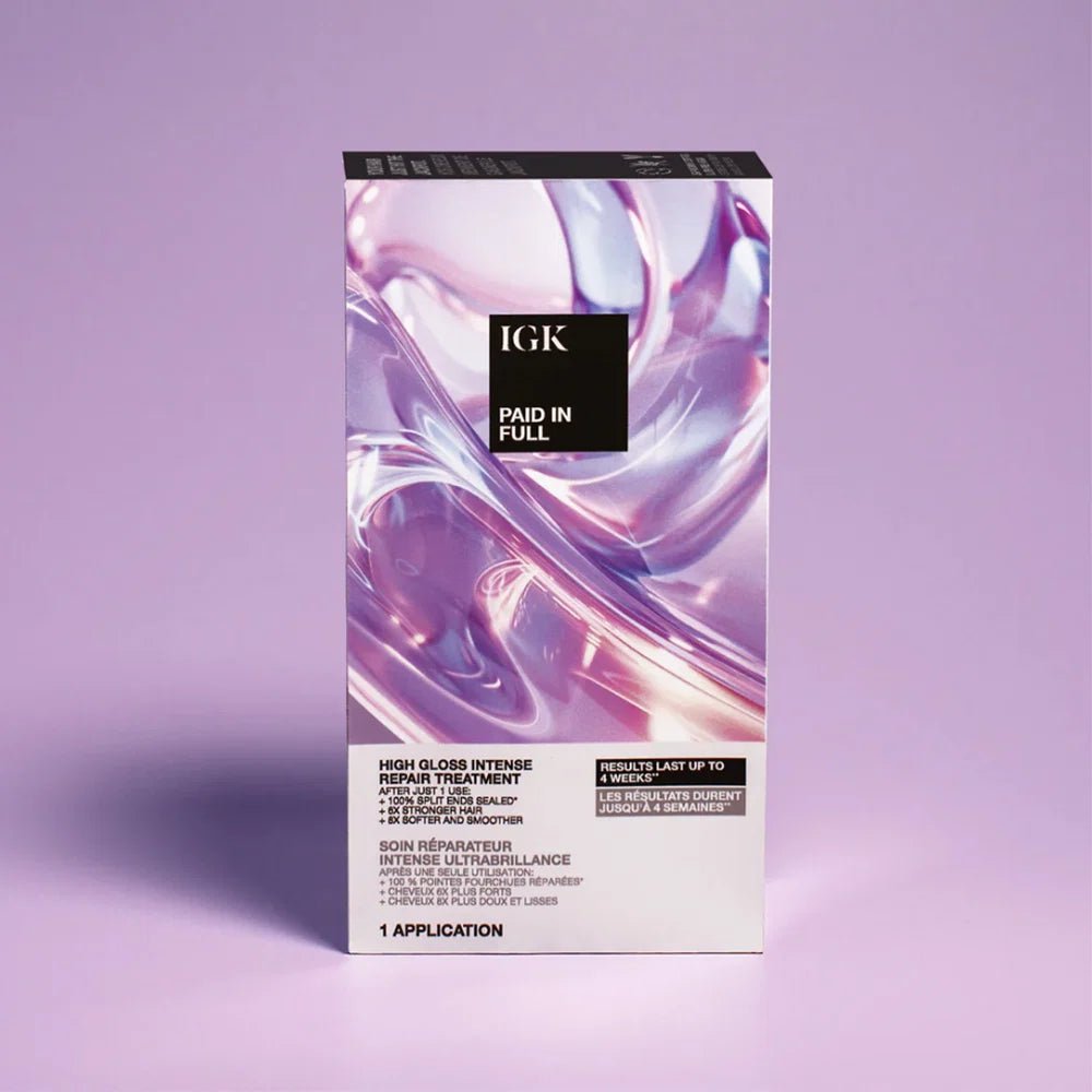 IGK Paid In Full High Gloss Intense Repair Treatment (1 Application) - Shelley and Co