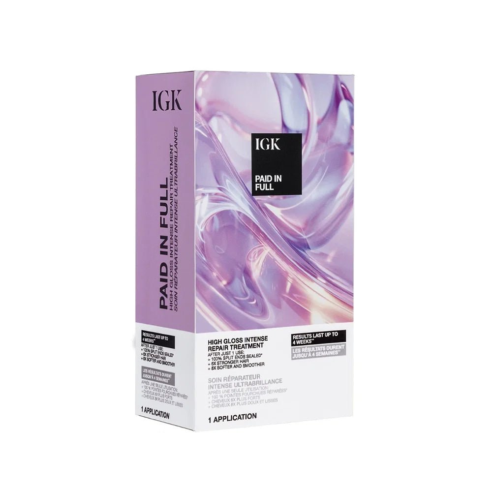 IGK Paid In Full High Gloss Intense Repair Treatment (1 Application) - Shelley and Co