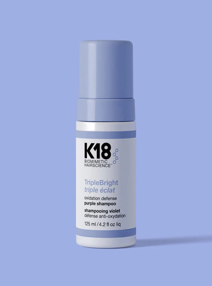 K18 TripleBright Oxidation Defense Purple Shampoo 125ml - Shelley and Co