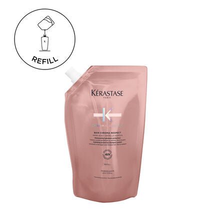 Kérastase Chroma Absolu Bain Chroma Respect 500ml Refill Pouch - shelley and co