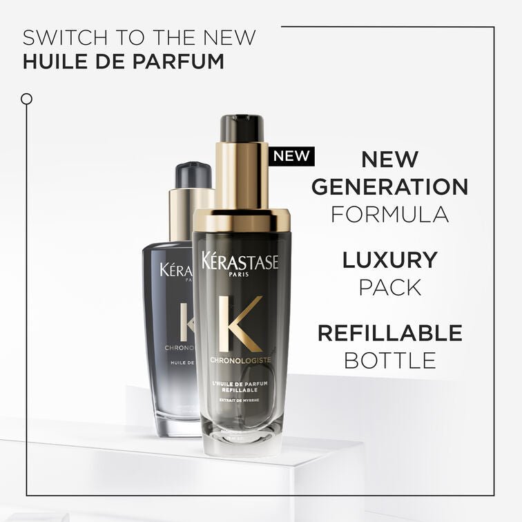 Kérastase Chronologiste L'Huile De Parfum Refillable Oil Refill 75ml - shelley and co