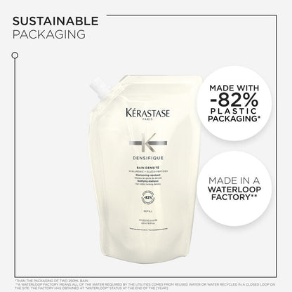 Kérastase Densifique Bain Densite 500ml Refill Pouch - shelley and co