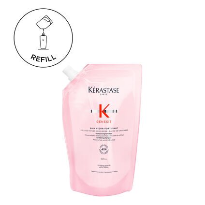 Kérastase Genesis Bain Hydra - Fortifiant 500ml Refill Pouch - shelley and co