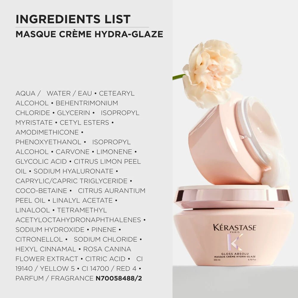 Kérastase Gloss Absolu Masque Crème Hydra - Glaze 200ml - Shelley and Co