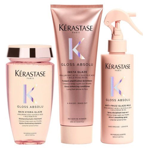 Kérastase Gloss Absolu Smoothing Spray Trio Bundle - shelley and co