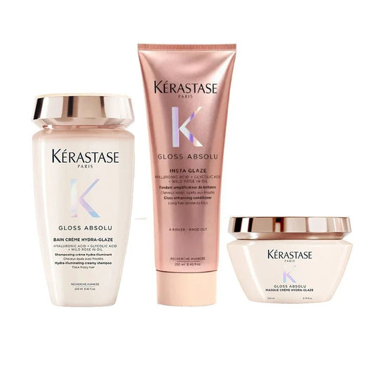 Kérastase Gloss Absolu Thick Hair Masque Trio Bundle - Shelley and Co