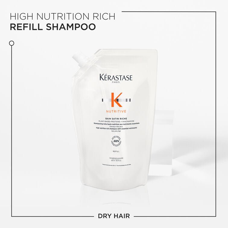 Kérastase Nutritive Bain Satin Riche 500ml Refill Pouch - shelley and co