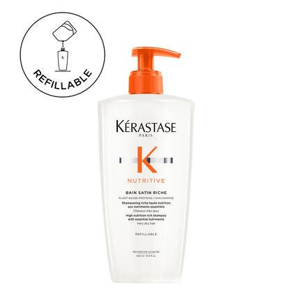 Kérastase Nutritive Bain Satin Riche Refillable 500ml - shelley and co