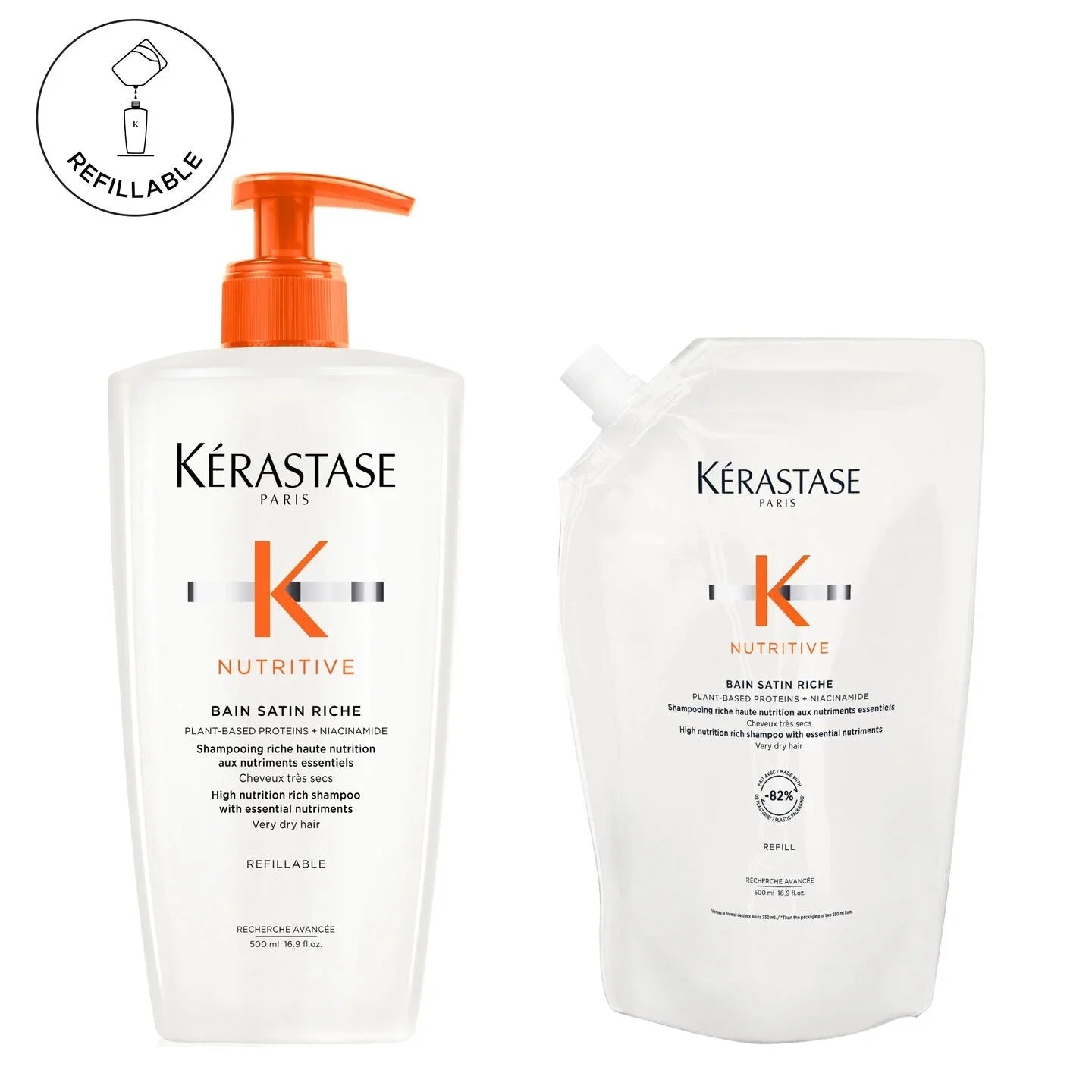Kérastase Nutritive Bain Satin Riche Refillable Duo Bundle - Shelley and Co
