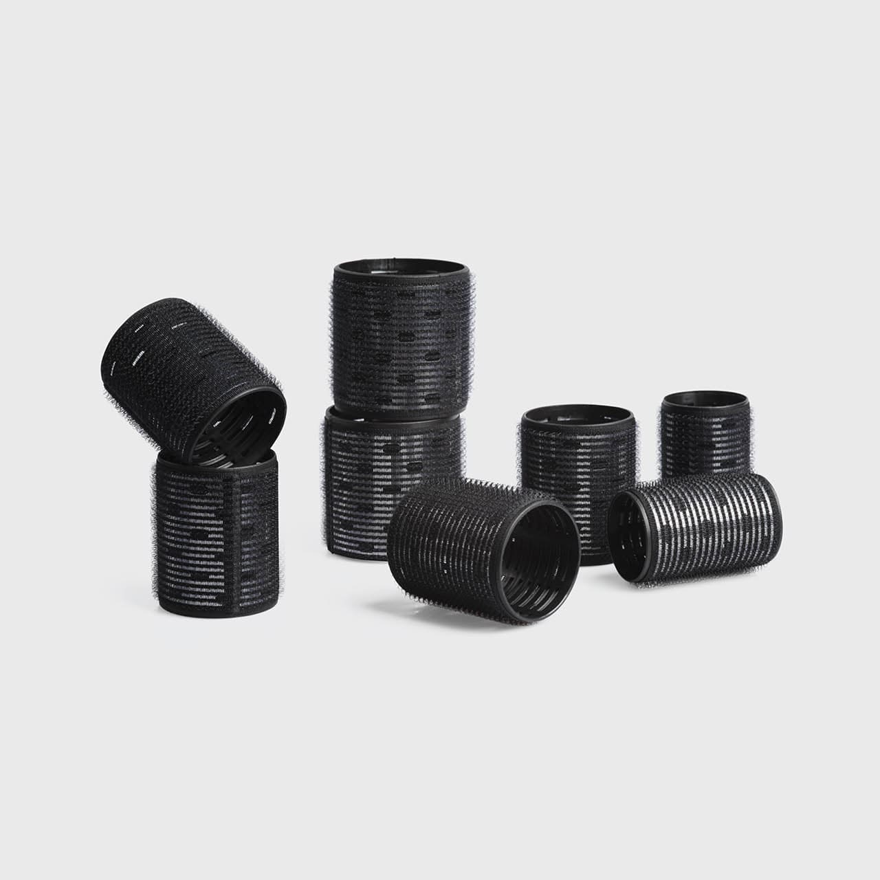 Kitsch Ceramic Thermal Rollers 8pc Set - Black - Shelley and Co