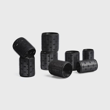 Kitsch Ceramic Thermal Rollers 8pc Set - Black - Shelley and Co