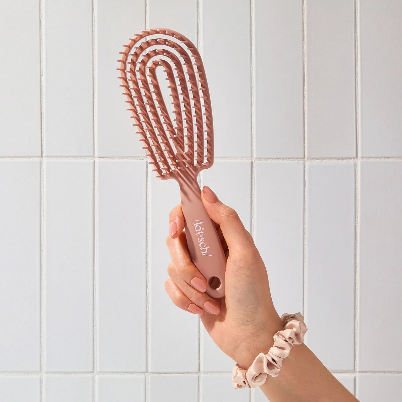 Kitsch Detangling Flexi Brush - Terracotta - Shelley and Co