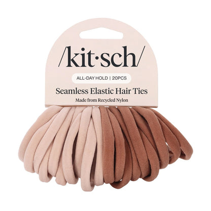 Kitsch Eco - Friendly Nylon Elastics 20pc Set - Blush - Shelley and Co