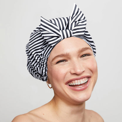 Kitsch Luxury Shower Cap - Stripes - Shelley and Co
