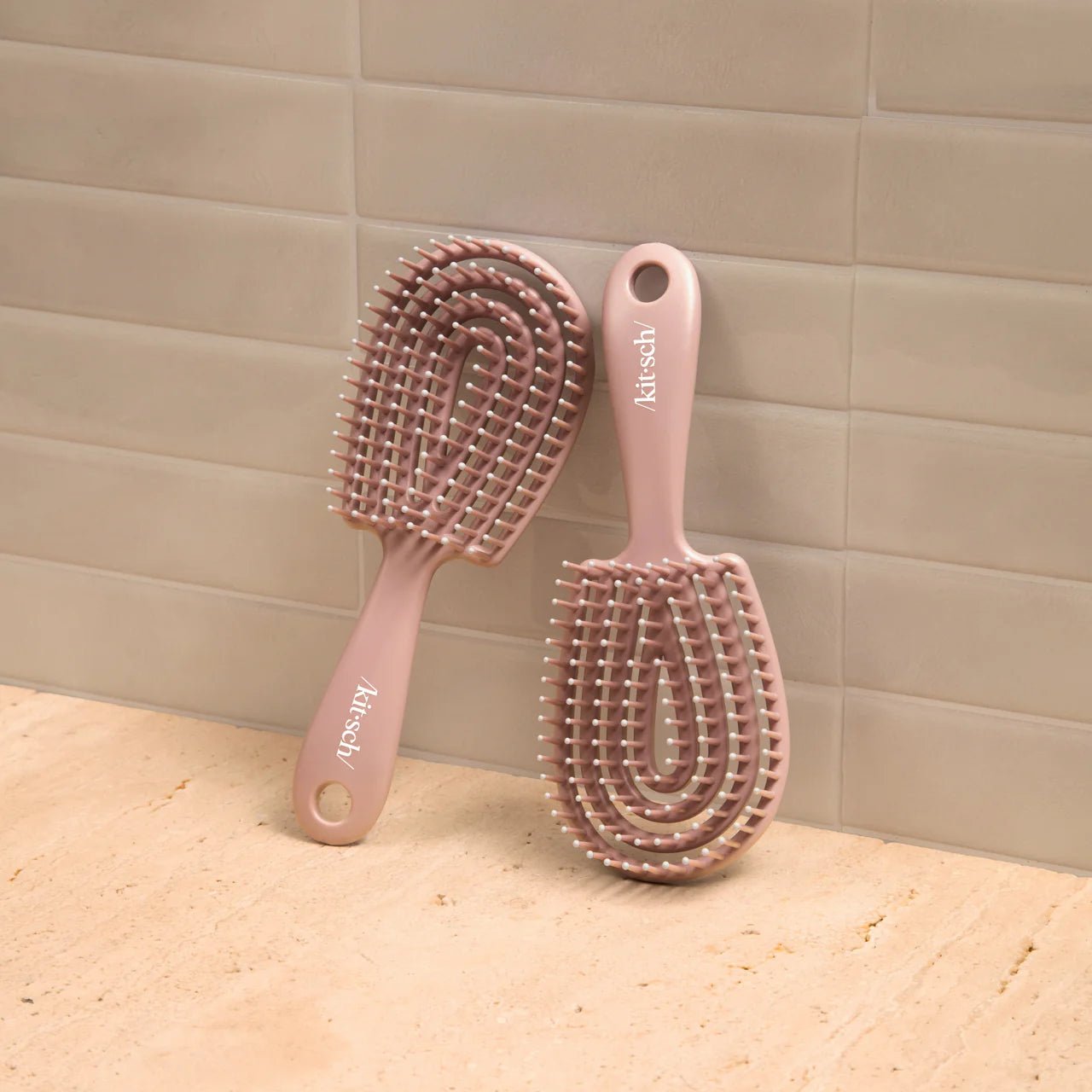 Kitsch Mini Detangling Flexi Brush - Terracotta - Shelley and Co