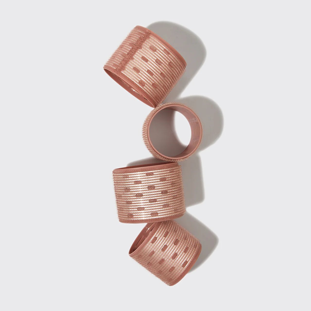 Kitsch Recycled Plastic XL Thermal Rollers 4pc Set - Terracotta - Shelley and Co