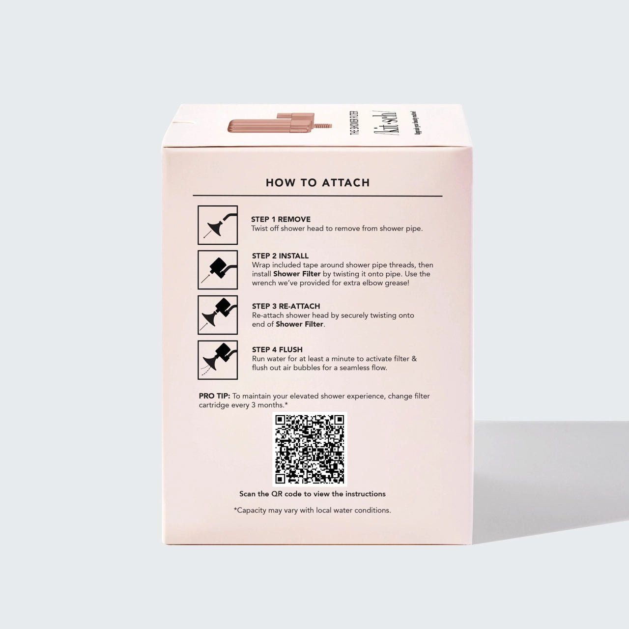 Kitsch The Shower Filter - Terracotta - Shelley and Co