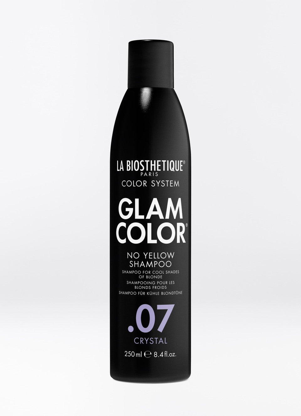 La Biosthetique Glam Color No Yellow Shampoo Crystal .07 250ml - shelley and co