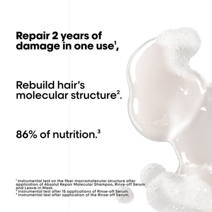 L'Oréal Professionnel Absolut Repair Molecular Shampoo 500ml - Shelley and Co