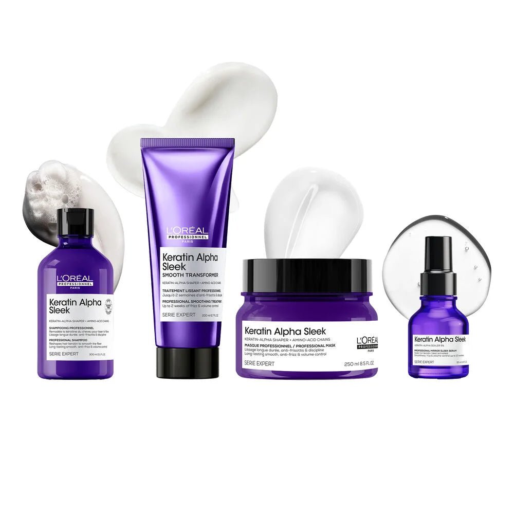 L'Oréal Professionnel Keratin Alpha Sleek Progressive Treatment 200ml - Shelley and Co