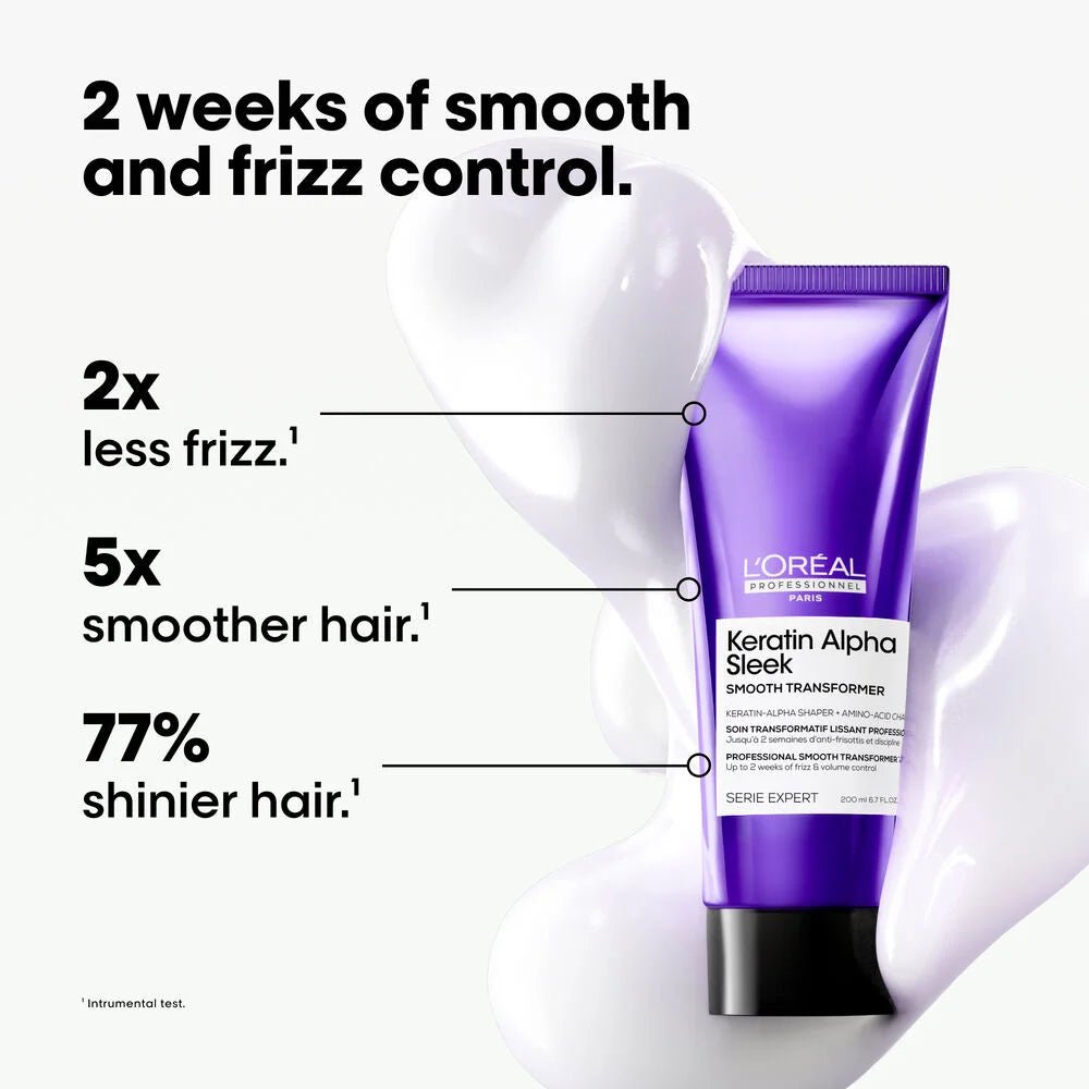 L'Oréal Professionnel Keratin Alpha Sleek Progressive Treatment 200ml - Shelley and Co