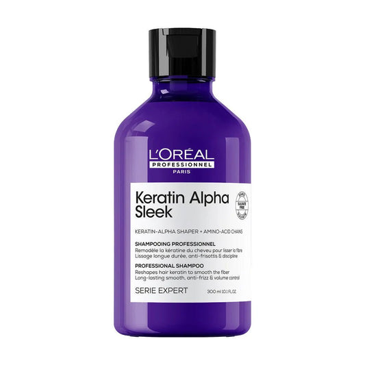 L'Oréal Professionnel Keratin Alpha Sleek Shampoo 300ml - Shelley and Co