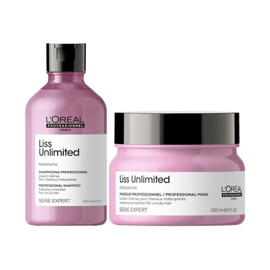 L'Oréal Professionnel Liss Unlimited Duo Bundle - shelley and co